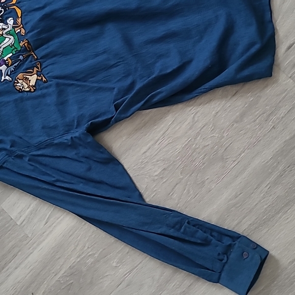 Vintage Looney Tunes Embroidered Button Down Shirt - Picture 2 of 8